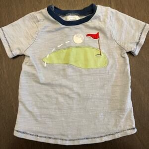 Mud Pie Baby Golf Shirt 12–18M Cotton Short Sleeve EUC